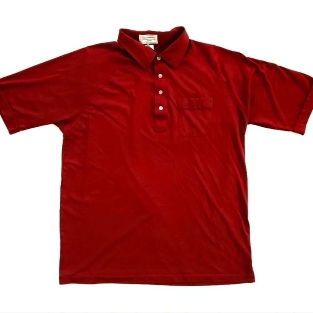3/$20 Tournament By Arrow Maroon Polo Shirt